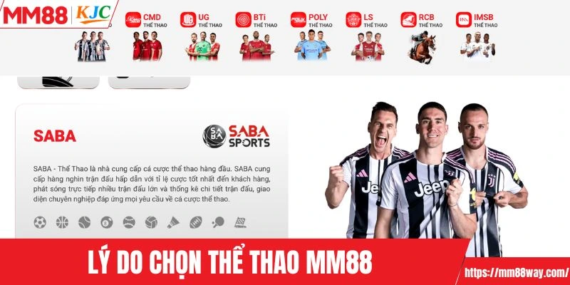 Lý do chọn thể thao MM88