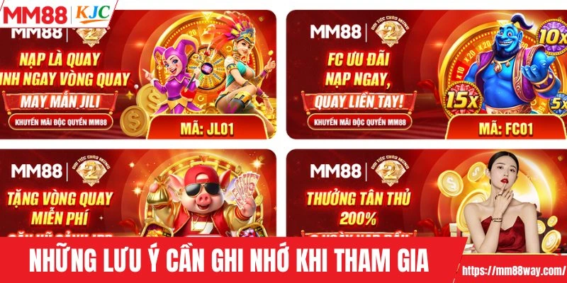 Những lưu ý cần ghi nhớ khi tham gia