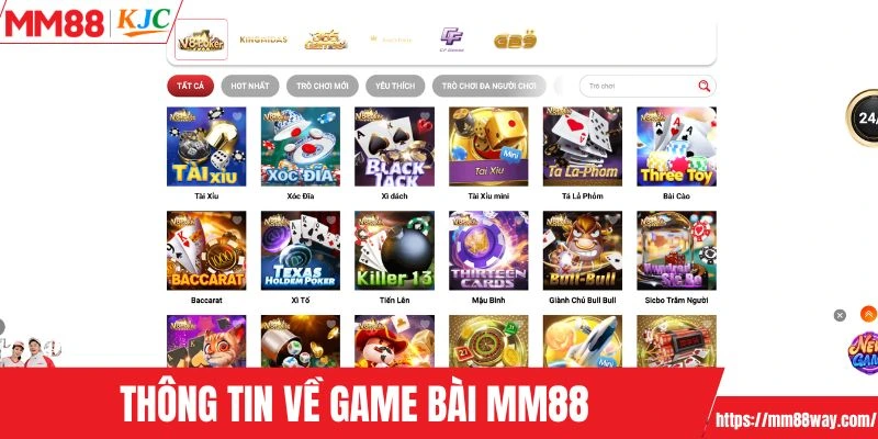 Thông tin về game bài MM88