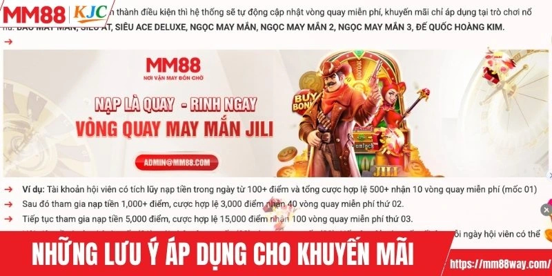 Tổng hợp những lưu ý áp dụng cho khuyến mãi