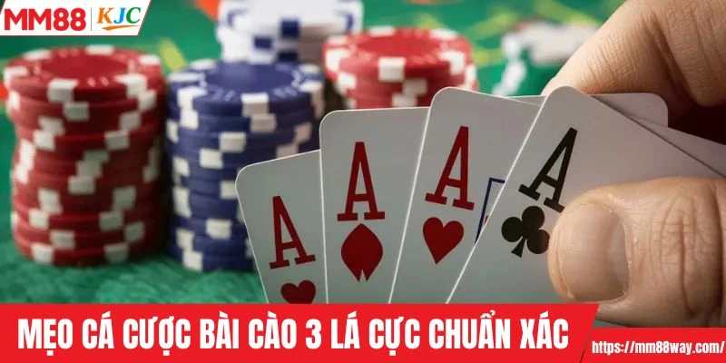 Mẹo cá cược bài cào 3 lá cực chuẩn xác